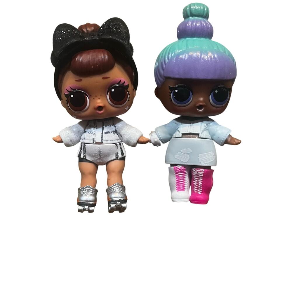 2 MGA Lol Surprise Mini Baby Doll Lil Sis Sister‎ Lot